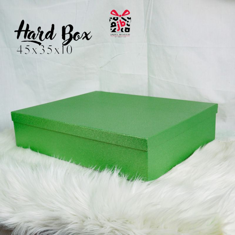 

HAMPERS BOX / GIFT BOX / KOTAK KADO / WARNA HIJAU / UKURAN 45X35X10