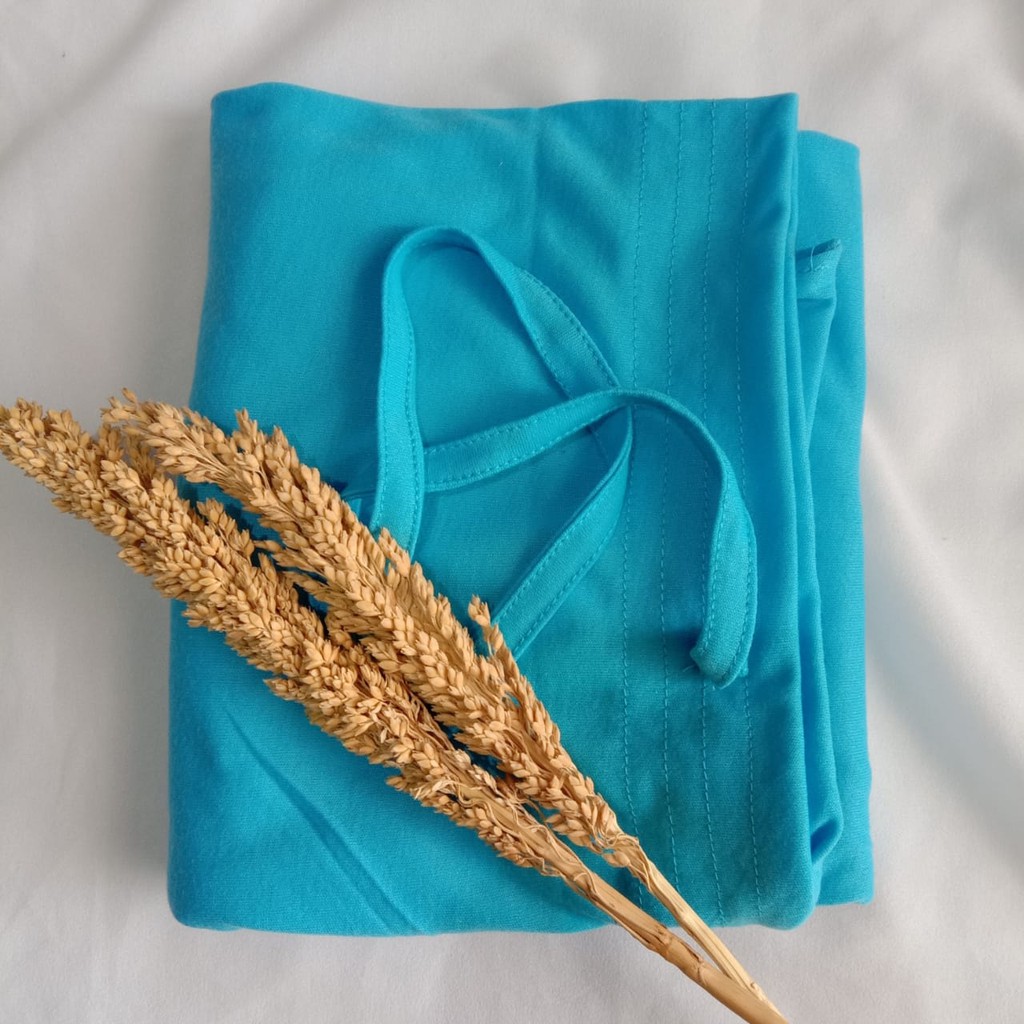 TERLARISSS!!!HIJAB DEWASA MUSLIMAH/BERGO MARYAM TALI-BERGO AISYAH BAHAN KAOS TC PREMIUM-BEST SELLER-Sky blue