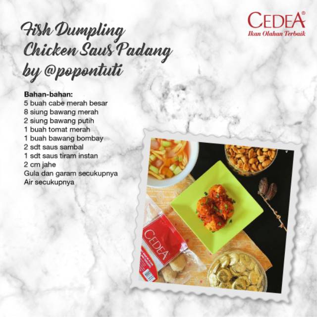 Cedea Fish Dumpling Chicken 500 gram