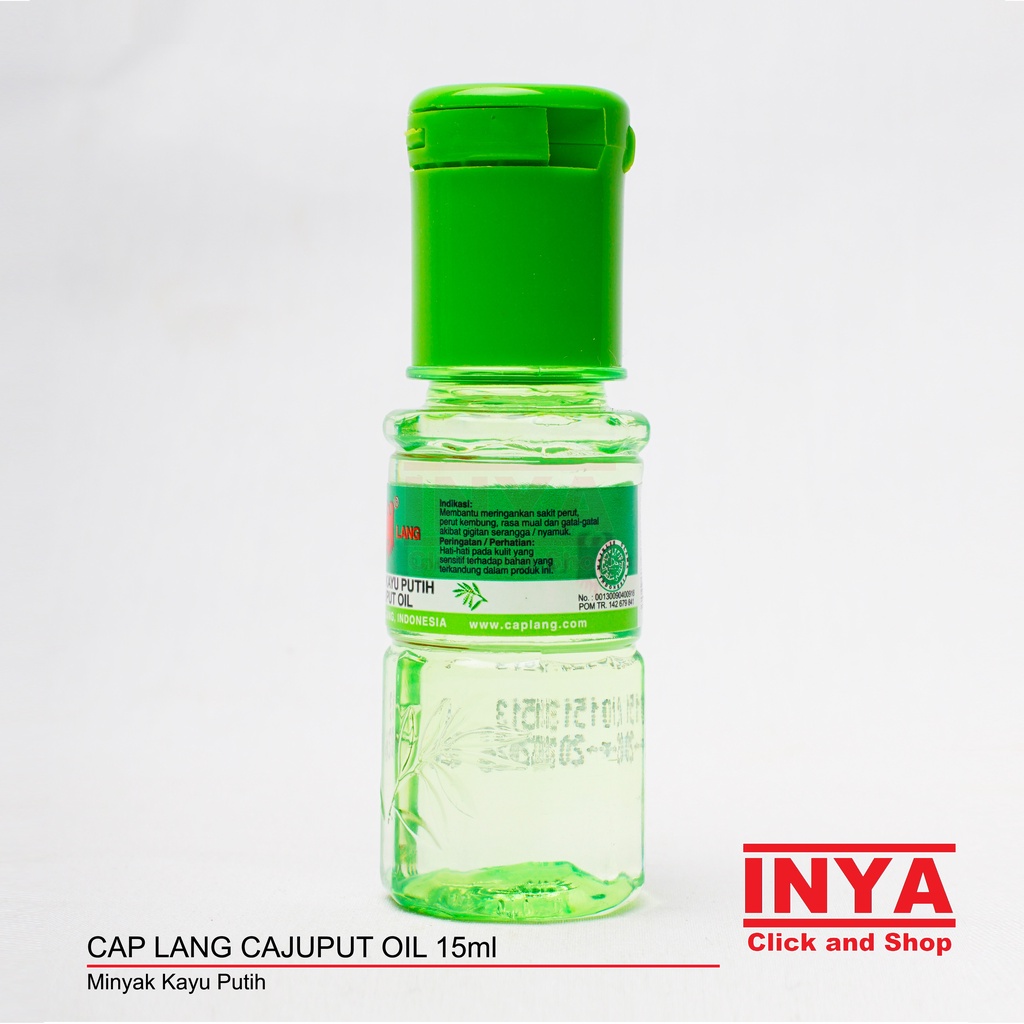 MINYAK KAYU PUTIH CAP LANG - CAJUPUT OIL 15ml - Massage - Pijat