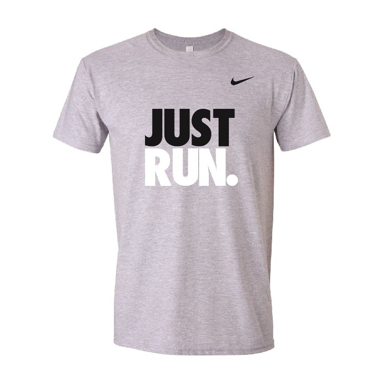 KAos Tshirt Baju Combed 30S Nike Just Run