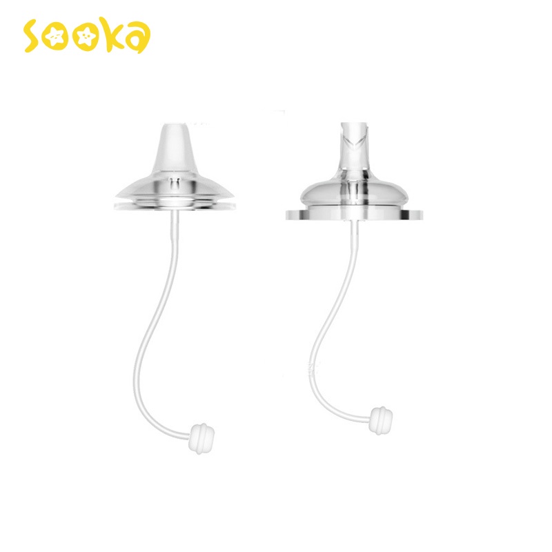 SOOKA Sillicone Nozzle Set - Sedotan/dot BPA FREE untuk botol susu bayi anti-flatulence SK-ECB1079