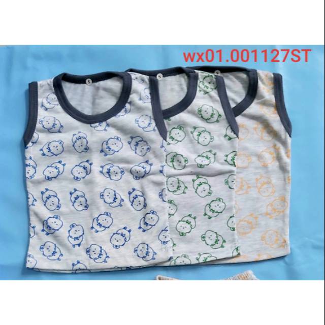  Singlet  Bayi  3pcs singlet  anak kaos  dalam bayi  dan 