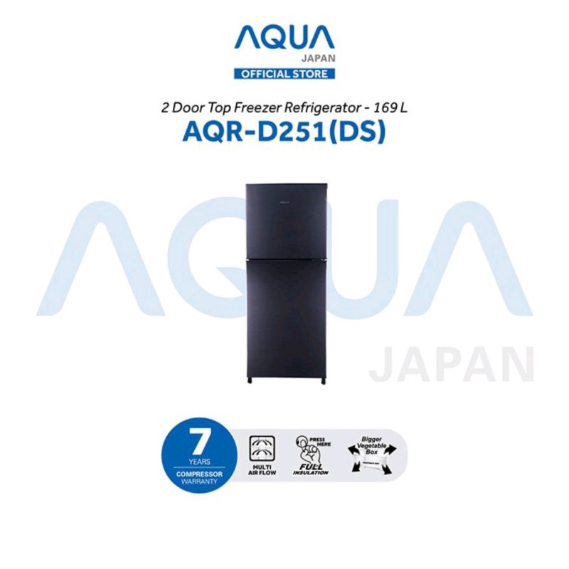 AQUA kulkas 2 pintu AQR-251