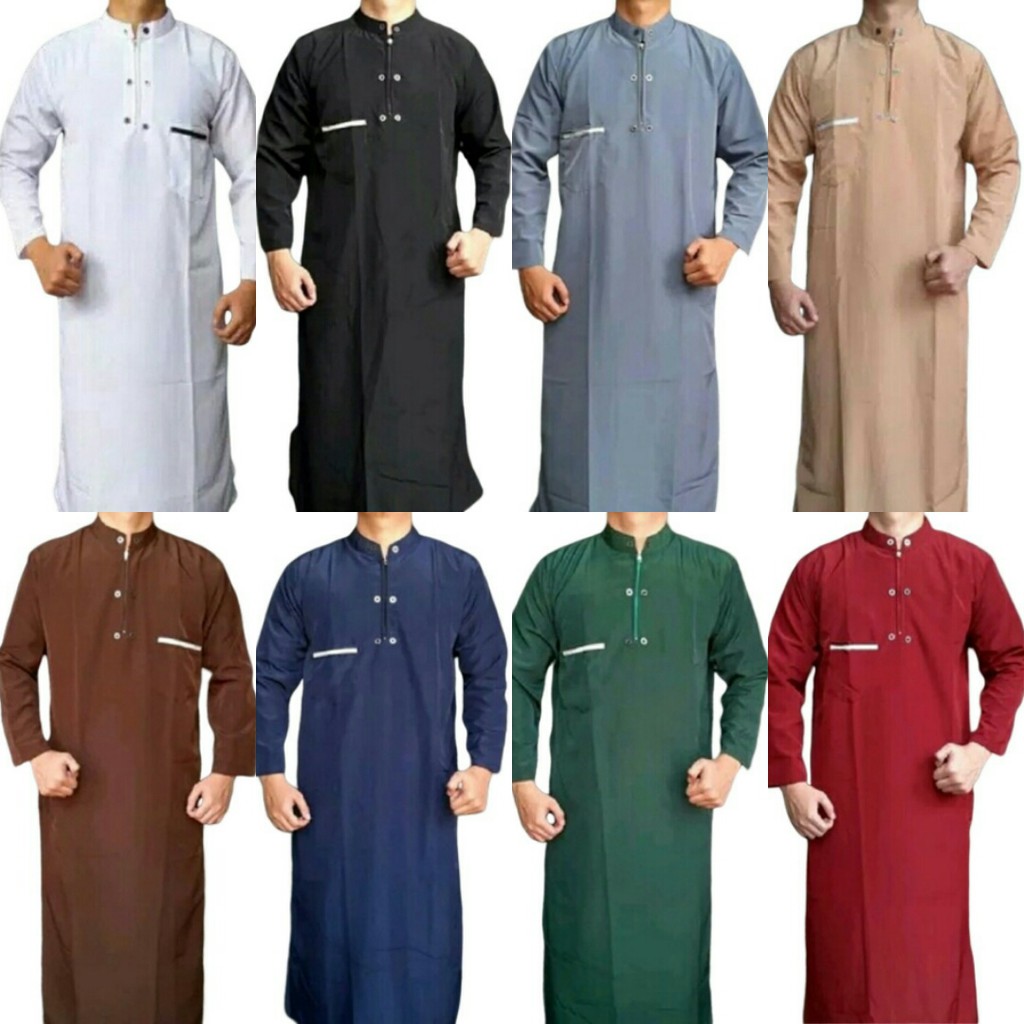 Jual JUBAH GAMIS MUSLIM PRIA COWOK JUBAH GAMIS LAKI GAMIS PRIA FASHION