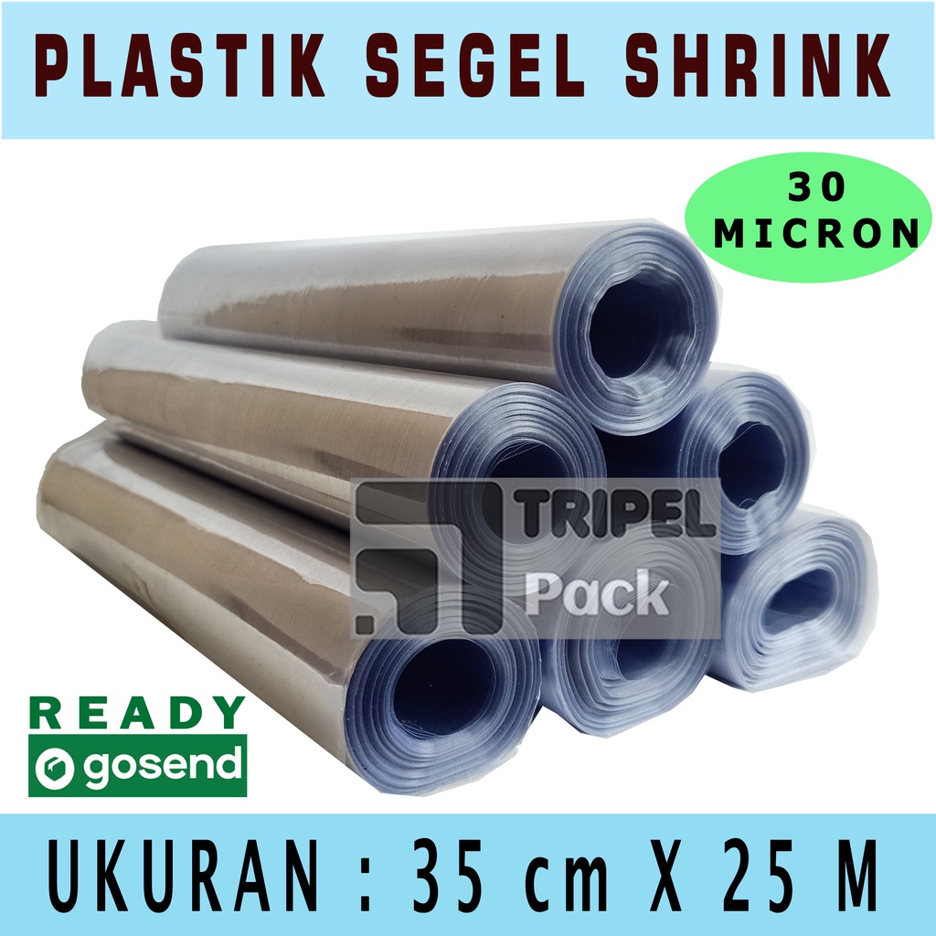 

Plastik Segel PVC Shrink Roll 35 cm x 25 Meter - Segel Kemasan