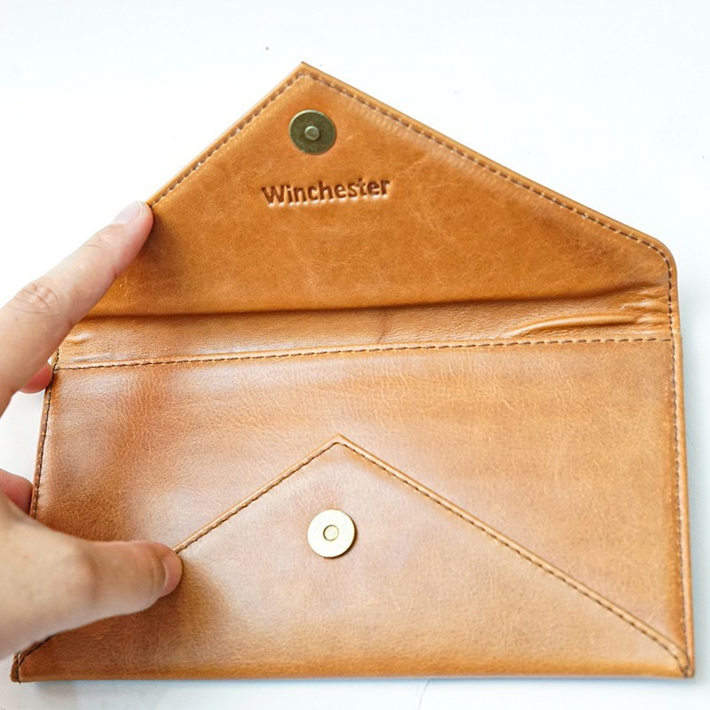 Dompet Wanita Panjang Kulit Leather Kualitas Premium / Dompet Kulit