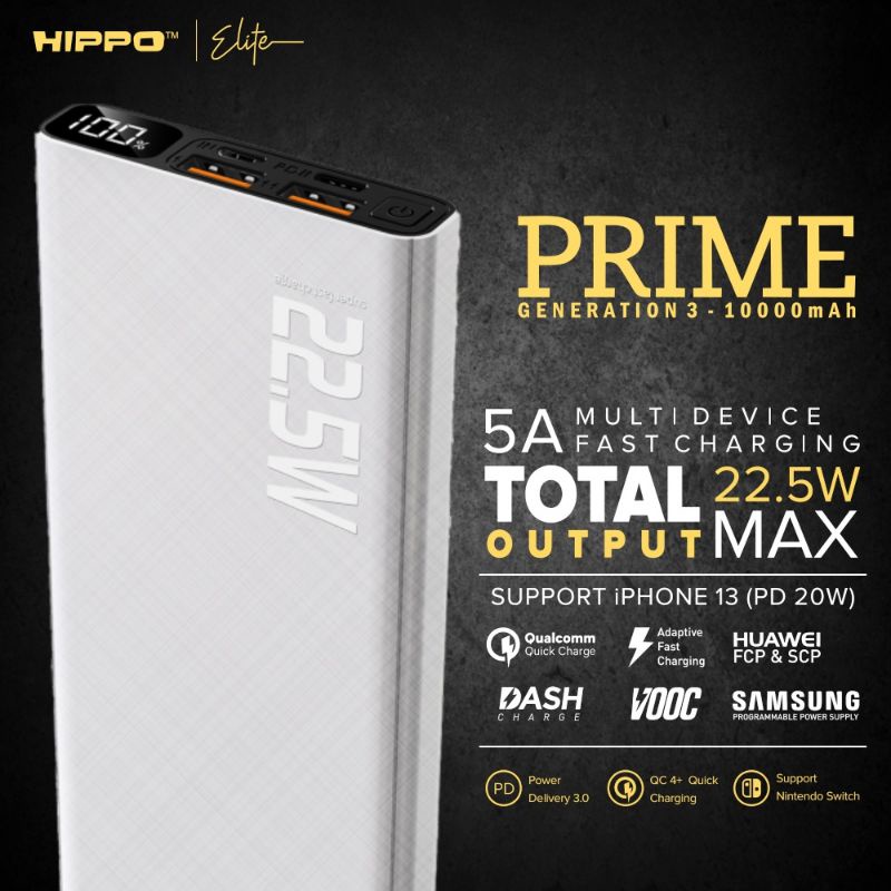 Hippo Elite Powerbank Prime Gen3 10000mAh