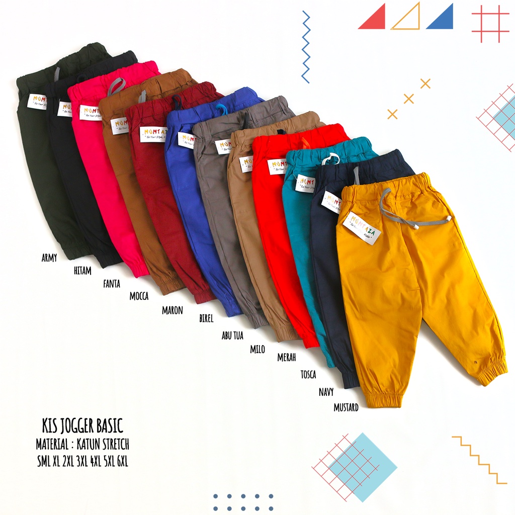 PILIH WARNA Joger basic 3XL 4XL 5XL 6XL I Jogger Anak I Celana Anak I Joger Anak Laki