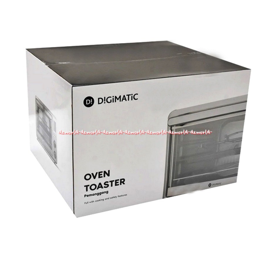 Digimatic Oven Toaster 28L Stainless Steel Alat Kompor Pemanggang