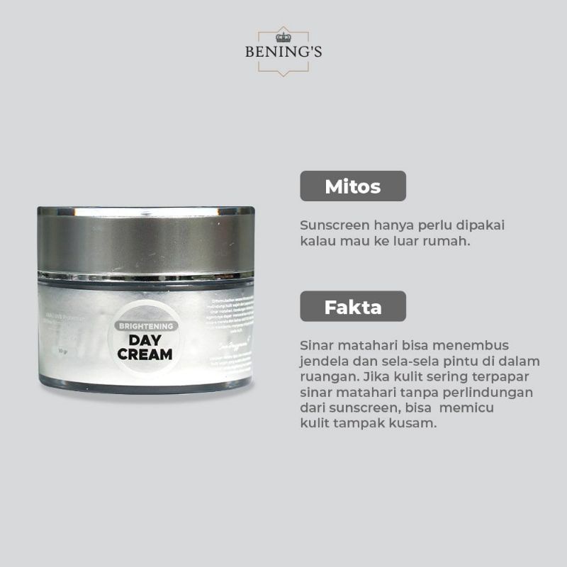 Brightening Day Cream Benings Skincare by Dr Oky (Benings Clinic) Alpha-Arbutin