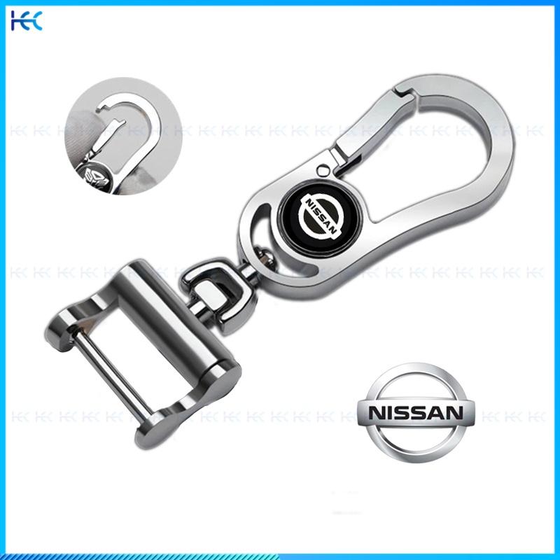 Gantungan Kunci Mobil Logo Nissan Bahan Alloy Metal