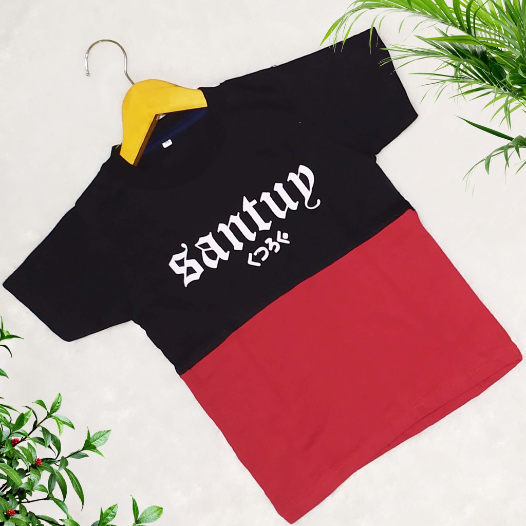 Kaos Anak Laki - laki Kombinasi Zabran 1 Sampai 5 Tahun