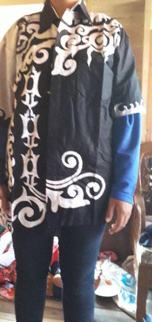 Size M L Xl Xxl Xxxl Bswart Batik Hrb026 Kenongo Hem Pendek Padi Pekalongan M L Xl Batik Pria Murah