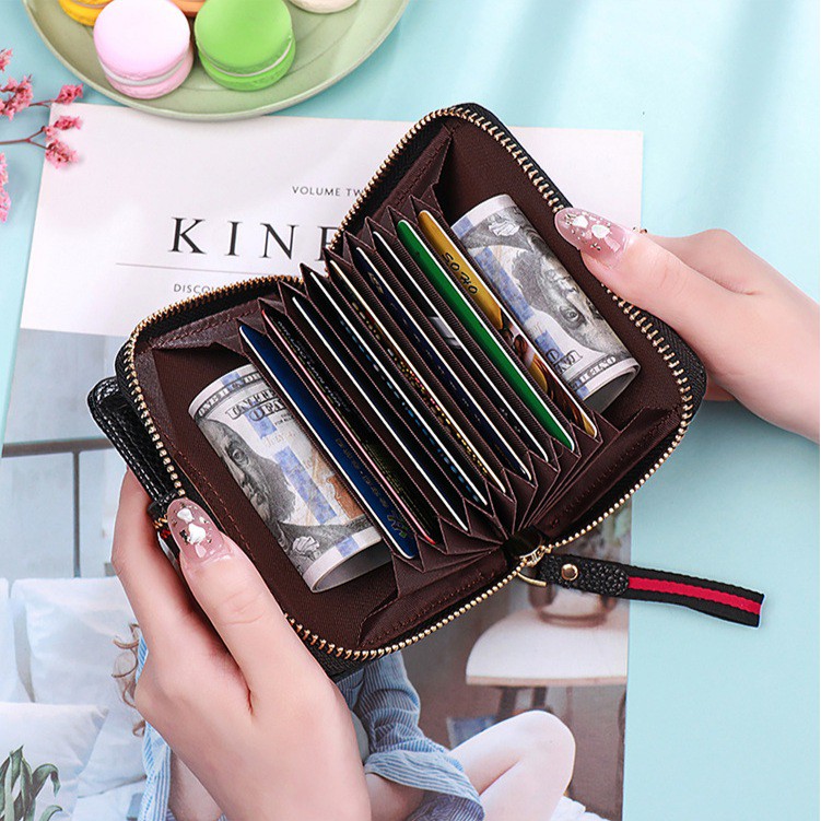 DOMPET HITAM KECIL WANITA KULIT JERUK LIPAT LEPINE WA150B5 PENDEK IMPORT KOREA MURAH FASHION BATAM