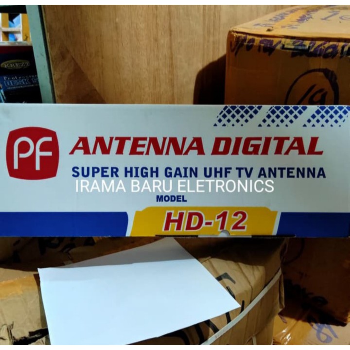 Antenna TV Digital PF HD 12 HD 12 ANTENA LUAR OUTDOOR + KABEL