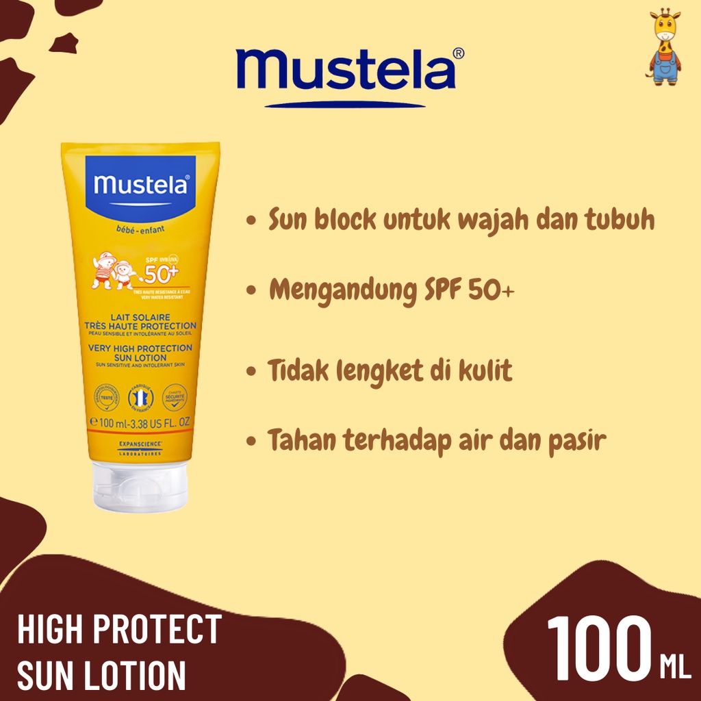 Mustela High Protect Sun Lotion 40ml &amp; 100ml