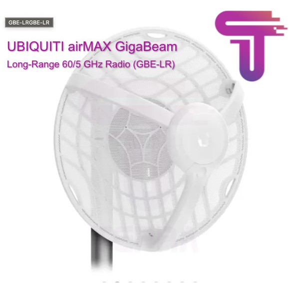 UBIQUITI airMAX GigaBeam Long-Range 60/5 GHz Radio (GBE-LR)