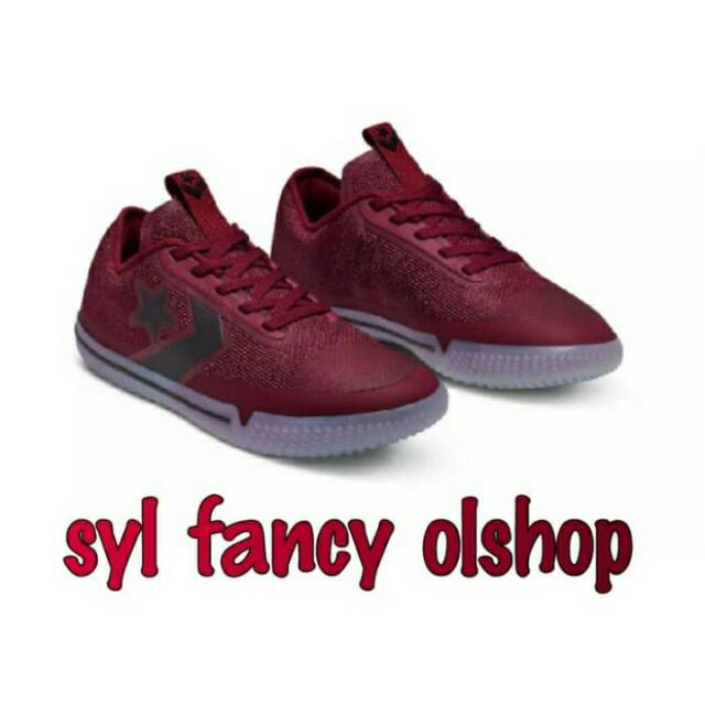 Sepatu Converse All Star Pro BB - Ox First Red Maroon Original BNIB