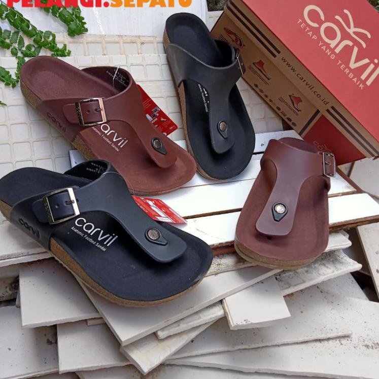 Paling Diminati.. Diskon Sandal Pria Dewasa Model Terbaru / Sandal Kulit Pria / Sandal Jepit Pria / 