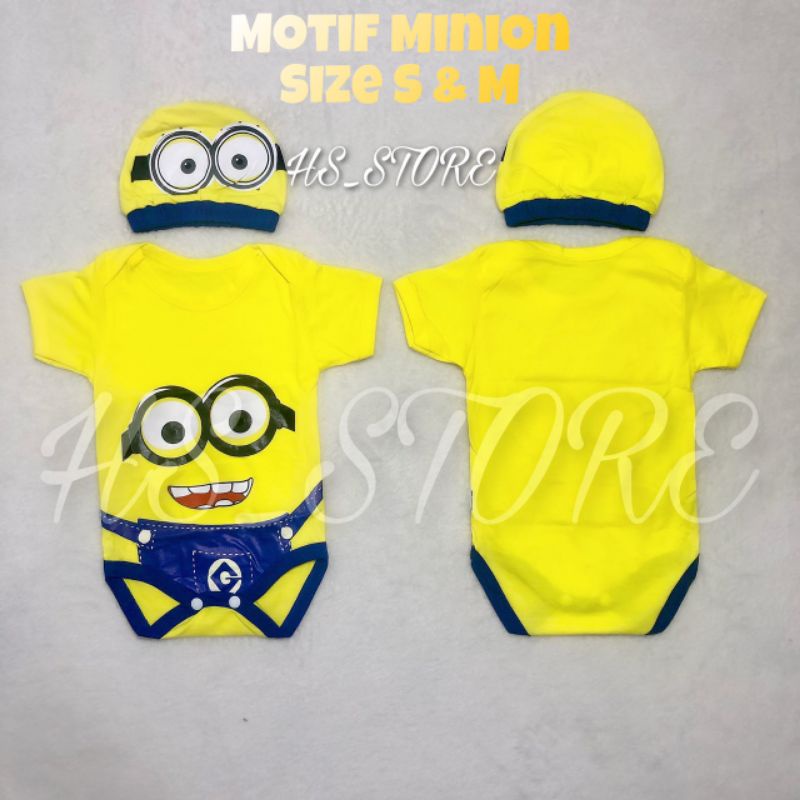 HARGA GROSIR ! JUMPER MINION BABY / BAJU BAYI / BAJU BABY / JUMPER BAYI / KOSTUM BAYI TERMURAH !