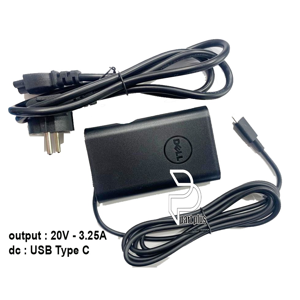 Adaptor Charger DELL 65w Type-C XPS 12, 9250 XPS 13 9350 9360 9365