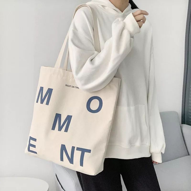 TOTE BAG WANITA PAKAI RESLETING MOMENT BIG SIZE UKURAN BESAR