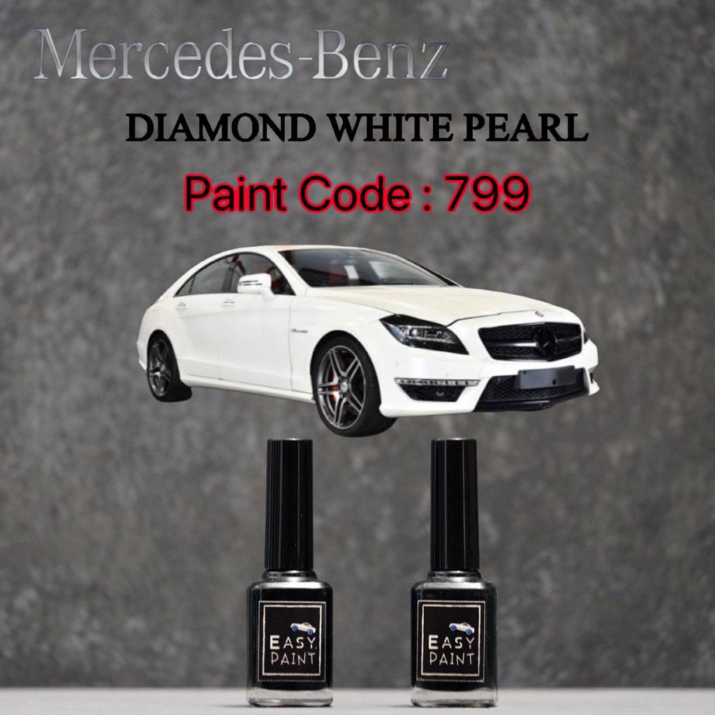 Cat Oles Diamond White Pearl 799 Mercedes Benz Mercy Merci Putih Mutiara 15ml