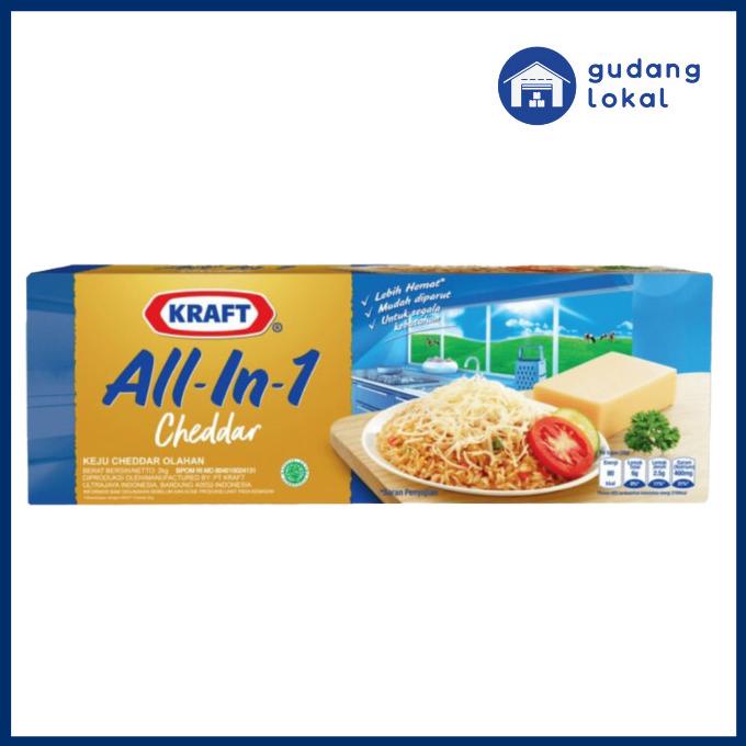 

(BISA COD) KEJU KRAFT CHEDDAR ALL IN ONE 2 KG TERBATAS Kode 112