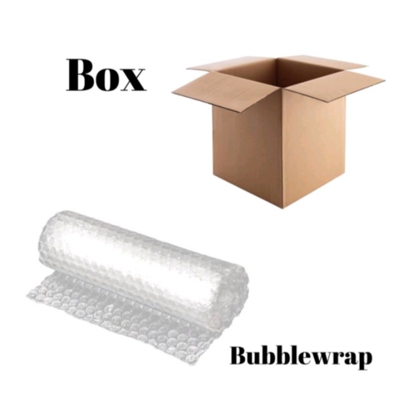 

wajib tambahan bubble wrap & box!!