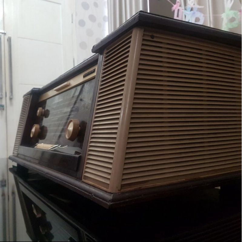 Radio Tabung Philips Bi Ampli Normal