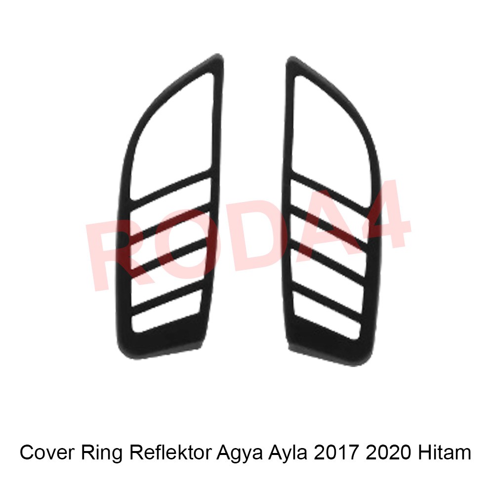 Garnish Ring Reflektor All New Agya Ayla 2017 2020 Hitam Doff