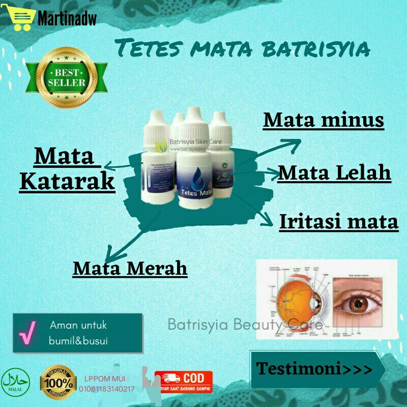 Obat tetes mata minus plus katarak batrisyia herbal 10ml