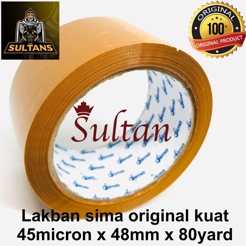 LAKBAN SIMA ORIGINAL KUAT 45MICRON X48MM x80YARD PROMO SEN