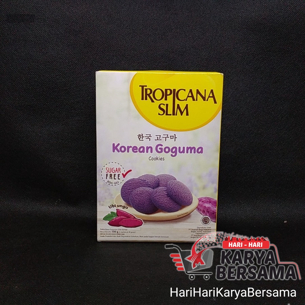 

TROPICANA SLIM KOREAN GOGUMA COOKIES ISI 5'S X 20GR