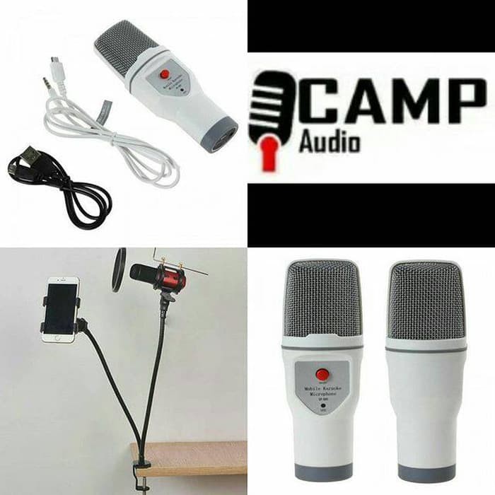 mic SF-690 + stand fleksibel mic + pop filter + Holder HP