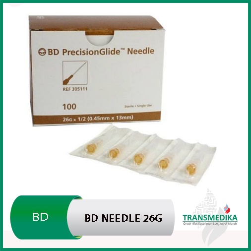 Needle 26 BD / Jarum 26 BD / Needle 26G / Jarum 26G