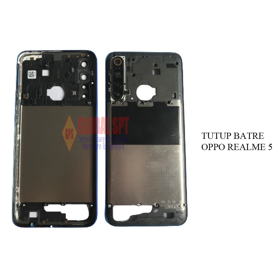 TUTUP BATERAI REALME 5 / TUTUP BATRE / COVER BATERE