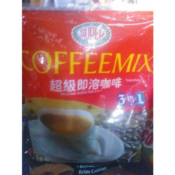 

⭐BISA COD⭐ Super CoffeeMix Coffee Mix 3in1 Minuman Serbuk Kopi 600Gram