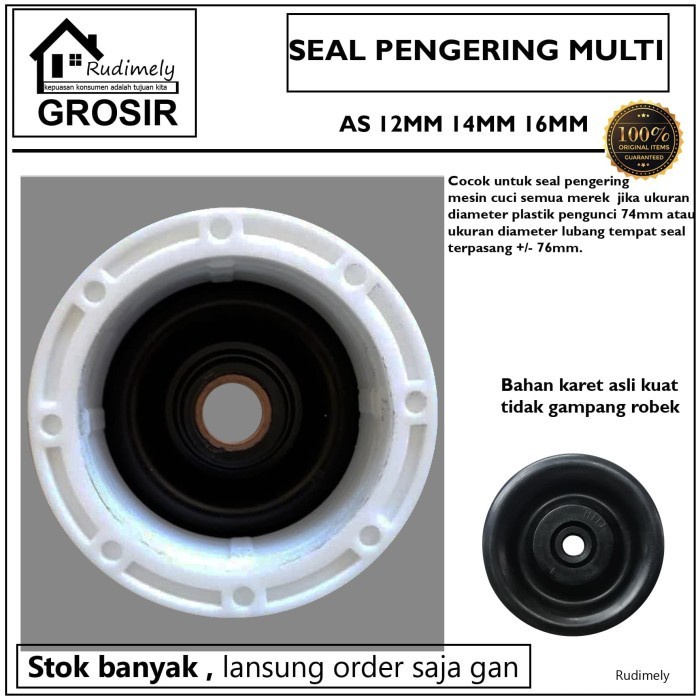 GROSIR SEAL PENGERING UNIVERSAL MULTI AS 12MM 14MM 16MM 4.9