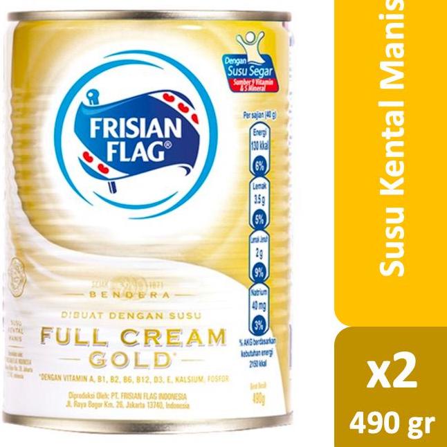 

Model baru - Frisian Flag Susu Kental Manis Gold Kaleng 490gr x2