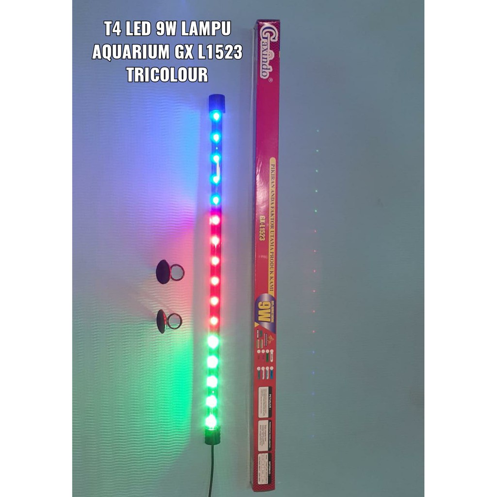 ELDE - LAMPU CELUP LED 9watt GX L1523 / Lampu 50CM Aquarium Aquascape / LAMPU AQUARIUM 50CM LED