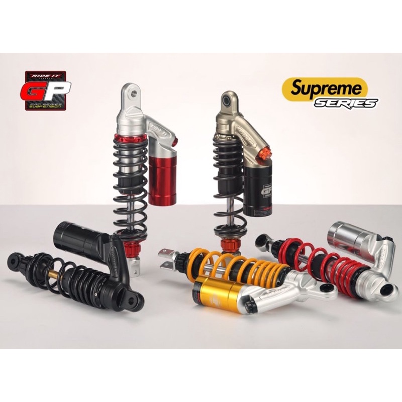 Shock Ride It GP Supreme Double Klick Series Double Shock Bebek Matic Shockbreaker Tabung Atas Aerox155 NMax New NMax Old PCX150 FOURSIX_46