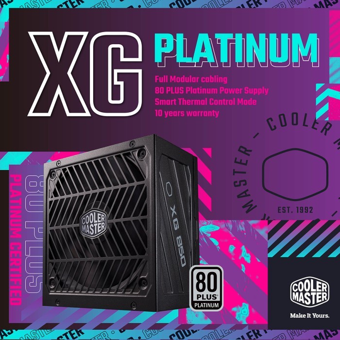 PSU Cooler Master XG 850 Platinum | 850W 80 Plus Platinum | XG850