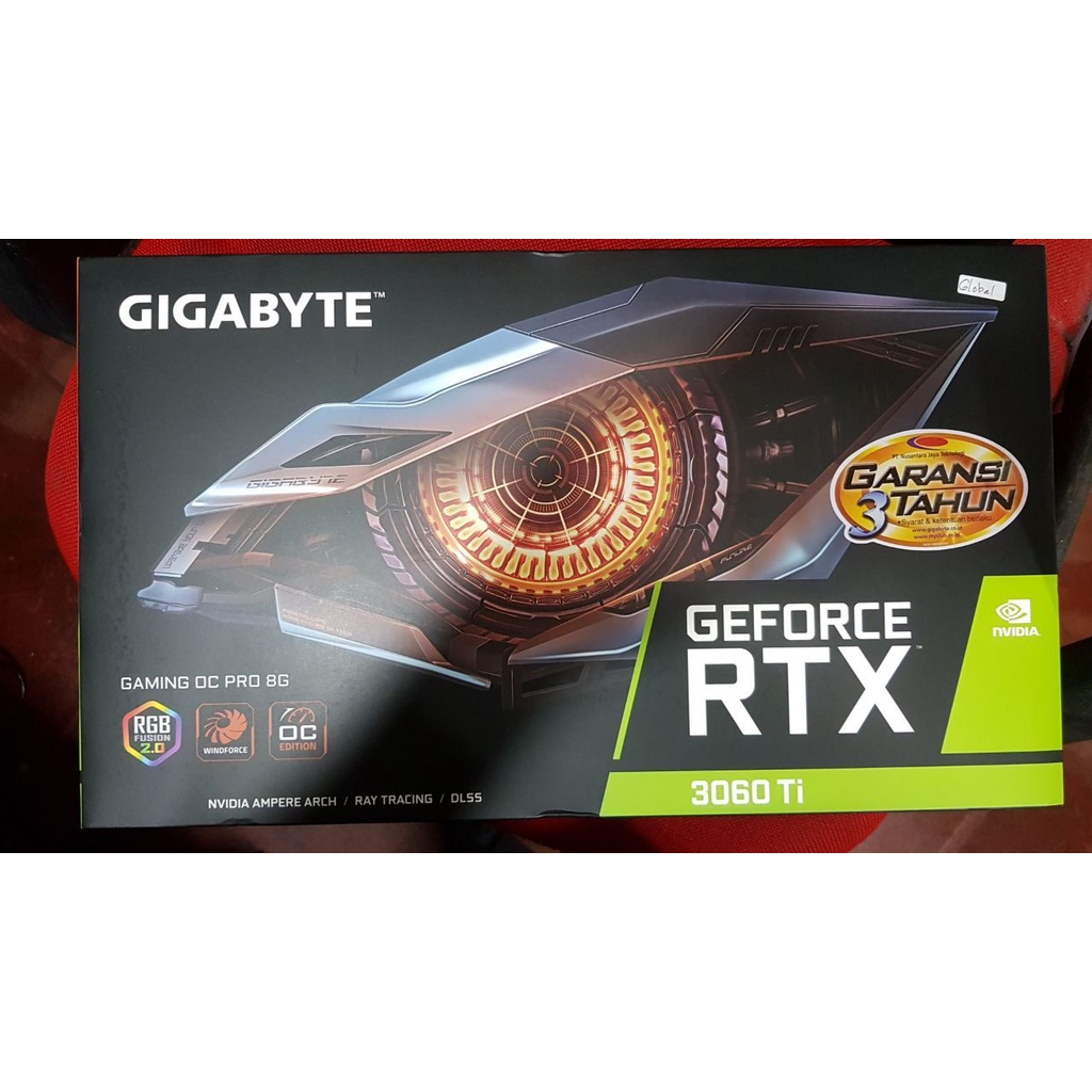 Vga Gigabyte RTX 3060 ti Gaming OC Pro - Gigabyte Geforce RTX 3060 TI 8GB Gaming OC Pro