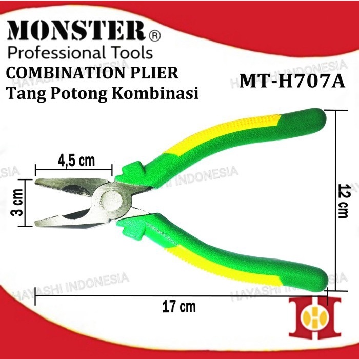 Tang Kombinasi 7 inch MONSTER MT-H707A