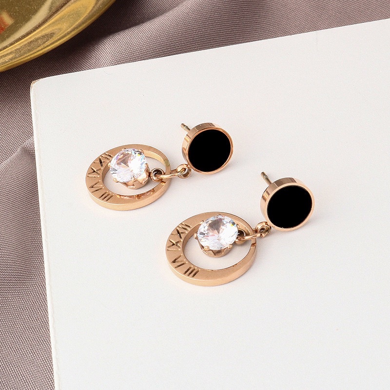 anting permata hitam