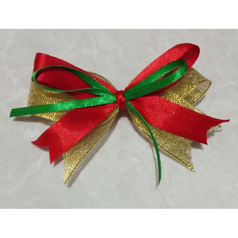 Jual Pita Kado bros panitia natal pita merah hijau | Shopee Indonesia