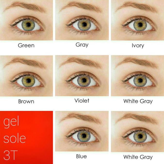 

SOFTLENS GEL SOLE 3T (TIGA WARNA) 14.2MM