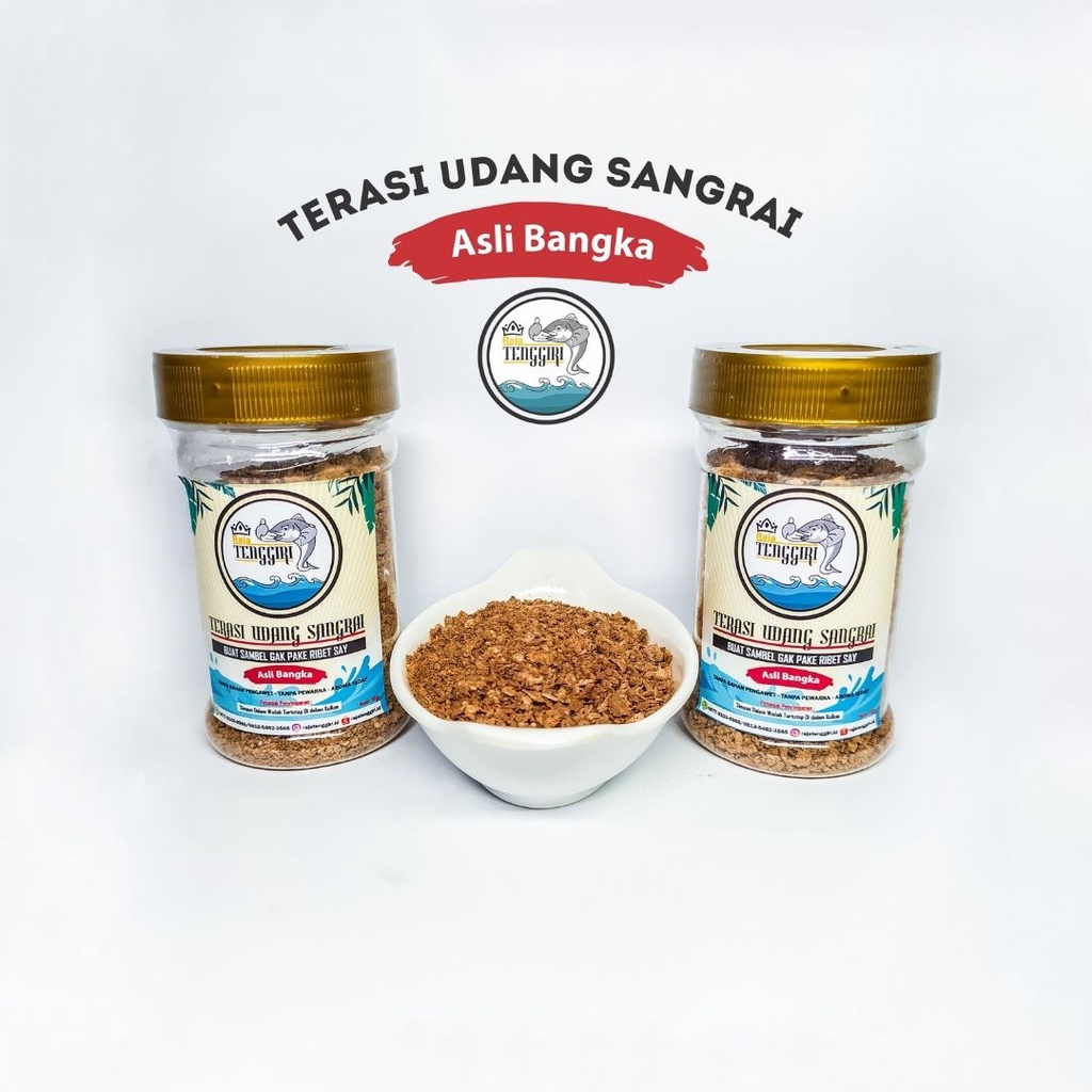 

Terasi udang sangrai SUPER/ terasi bangka/ terasi sangrai/ terasi bubuk/ terasi matang Halal